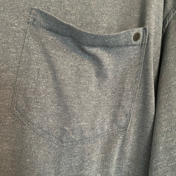 *Pd&c size-2X mens lightweight short sleeve right pocket everyday blue tee-Shirt - Picture 4 of 5